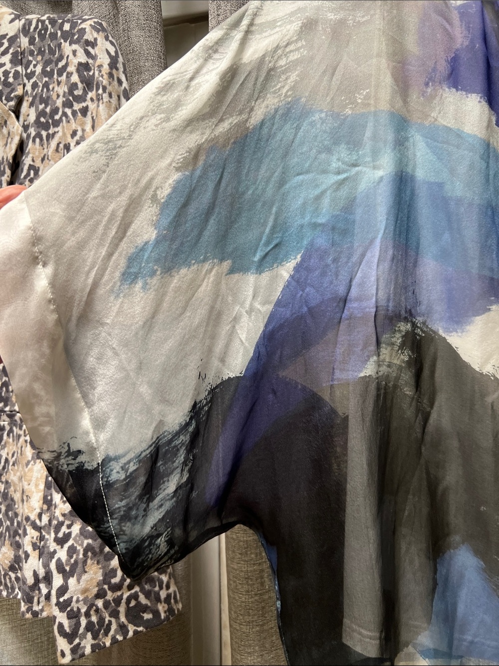 Phase Eight Silk Kaftan Top View 2